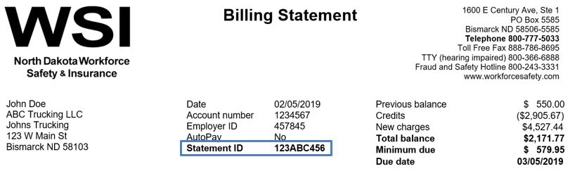 Billing Statement